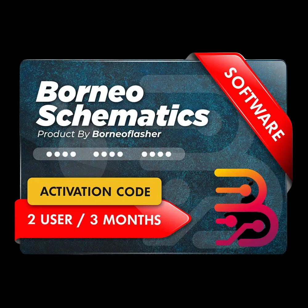 Borneo Schematics Activation 2 Users 3 Months