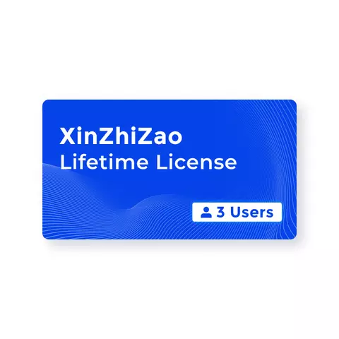 XinZhiZao lifetime license 20 years (3 users)