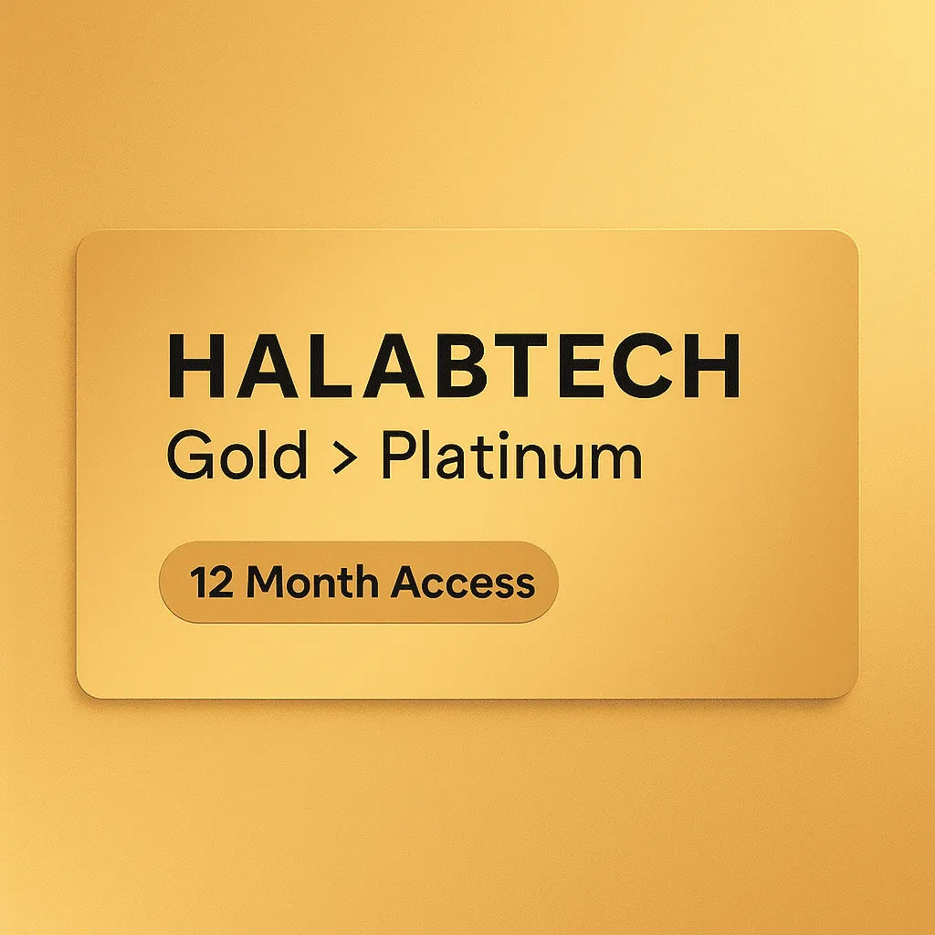 Halabtech Gold to Platinum Upgrade