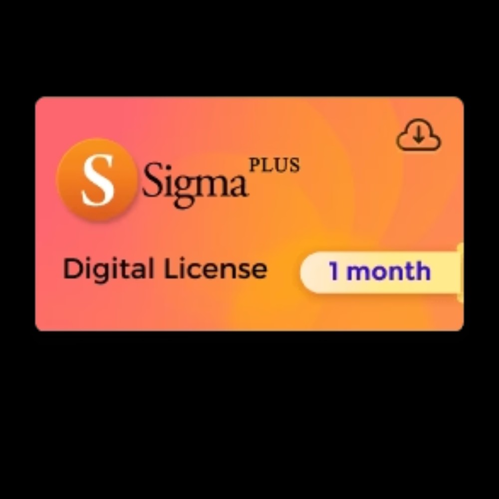 Sigma Plus digital license (1 month)