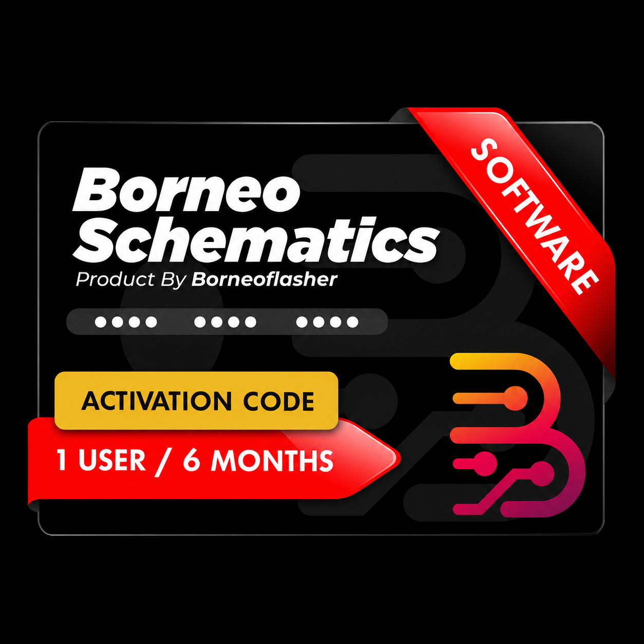Borneo Schematics Activation (1 User/6 Months)