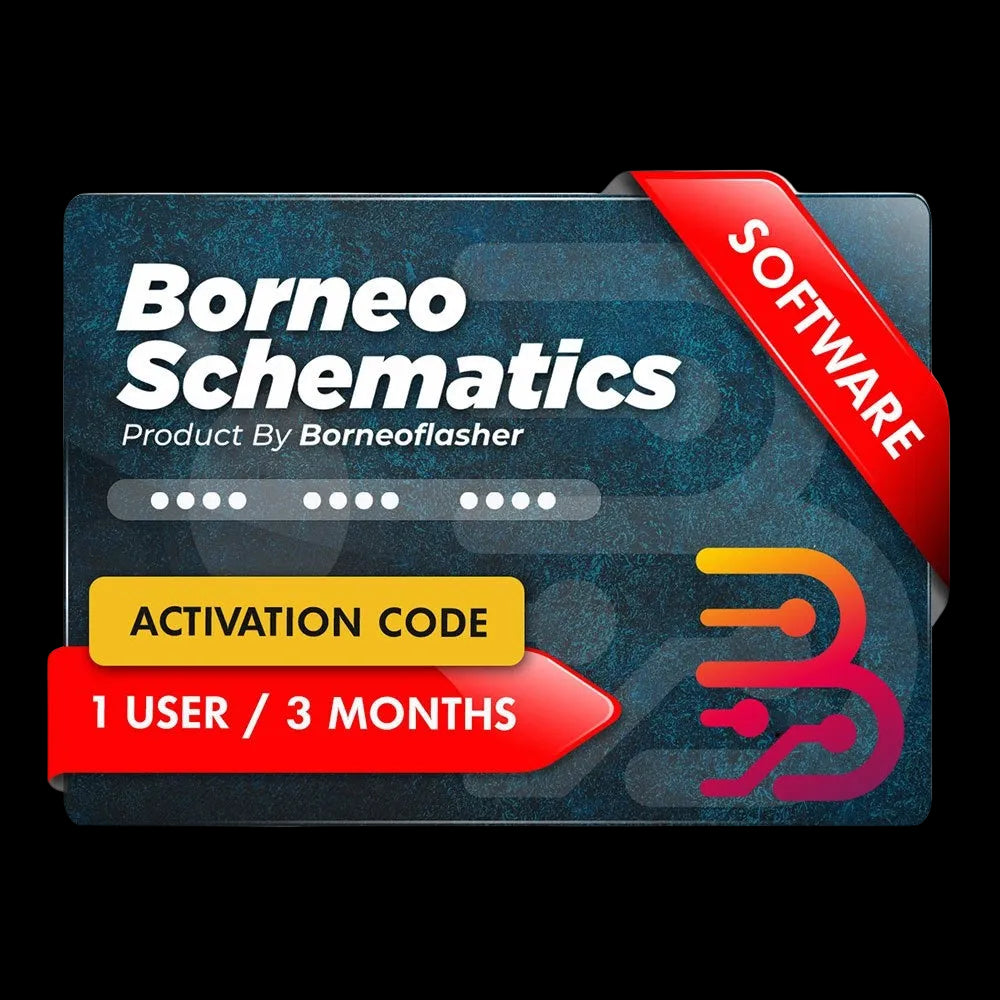 Borneo Schematics Activation 1 User 3 Months