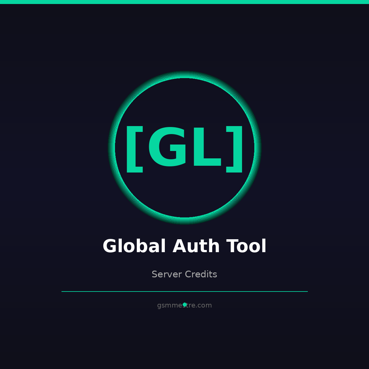 5 credits Global Auth Tool