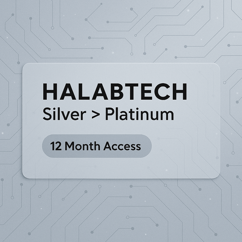 Halabtech Silver to Platinum Upgrade