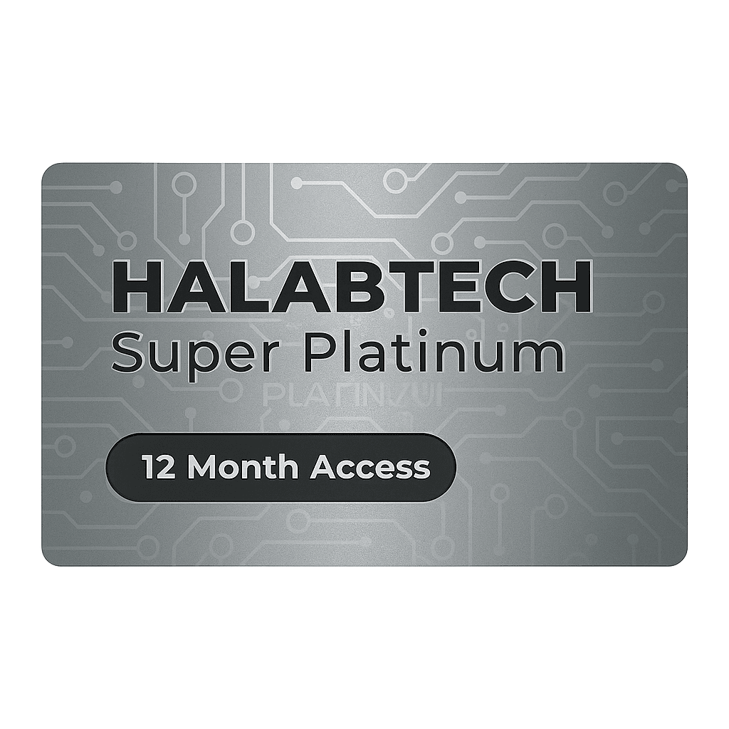Halabtech Super Platinum 12-Month Access
