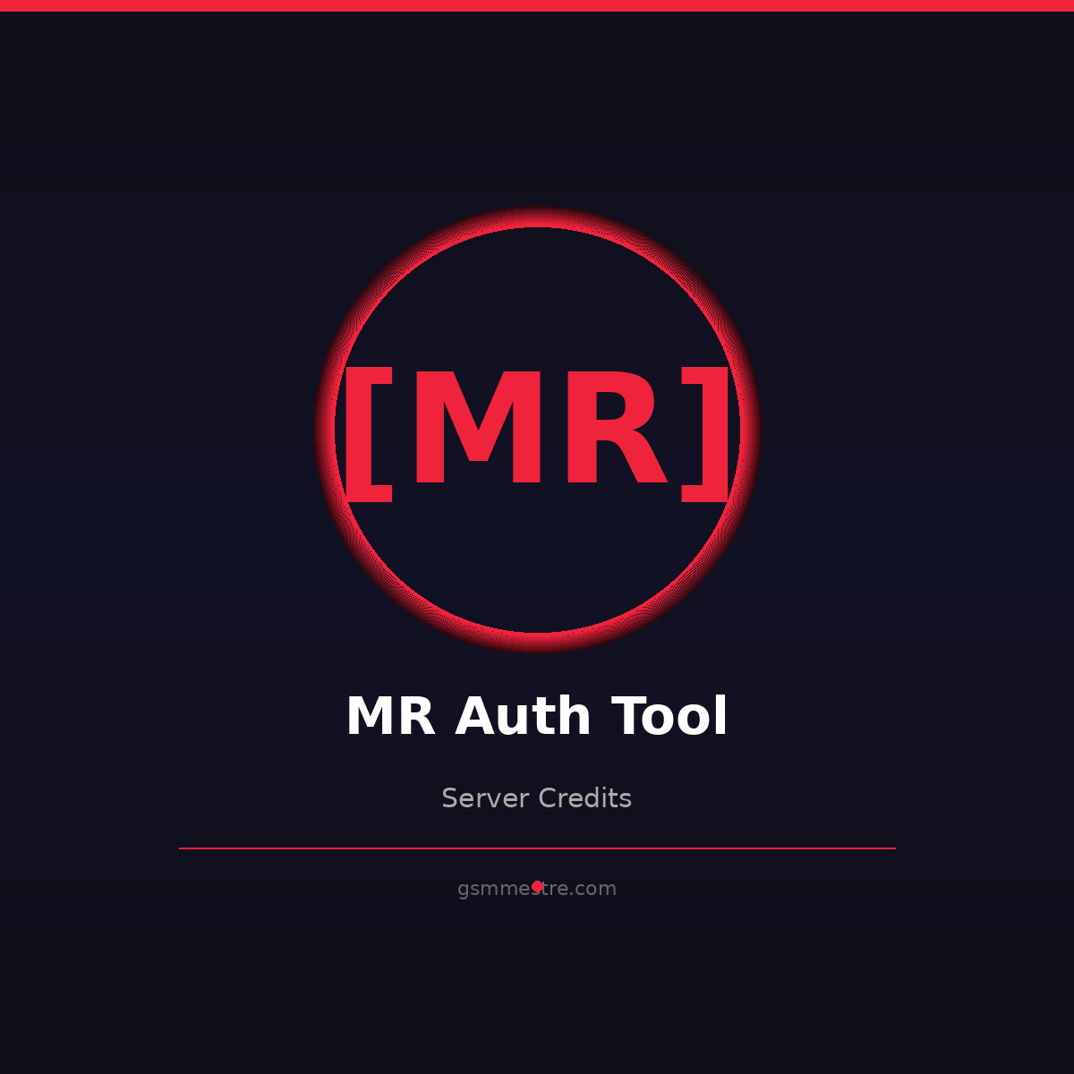 5 credits MR Auth Tool