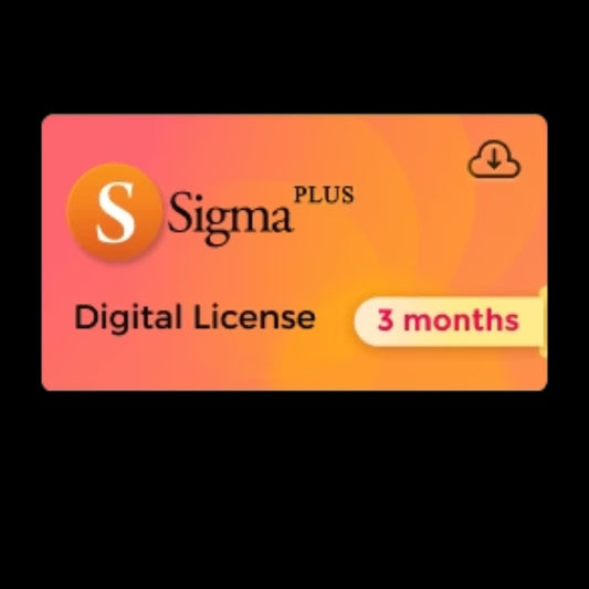 Sigma Plus digital license (3 months)